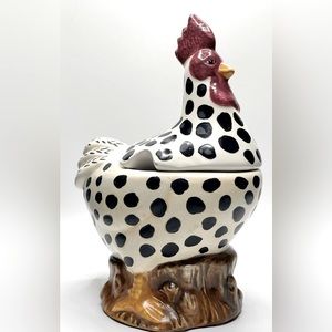 Vintage Sakura Spotted Roaster Sugar/Creamer